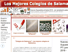Tablet Screenshot of colegiosdesalamanca.com